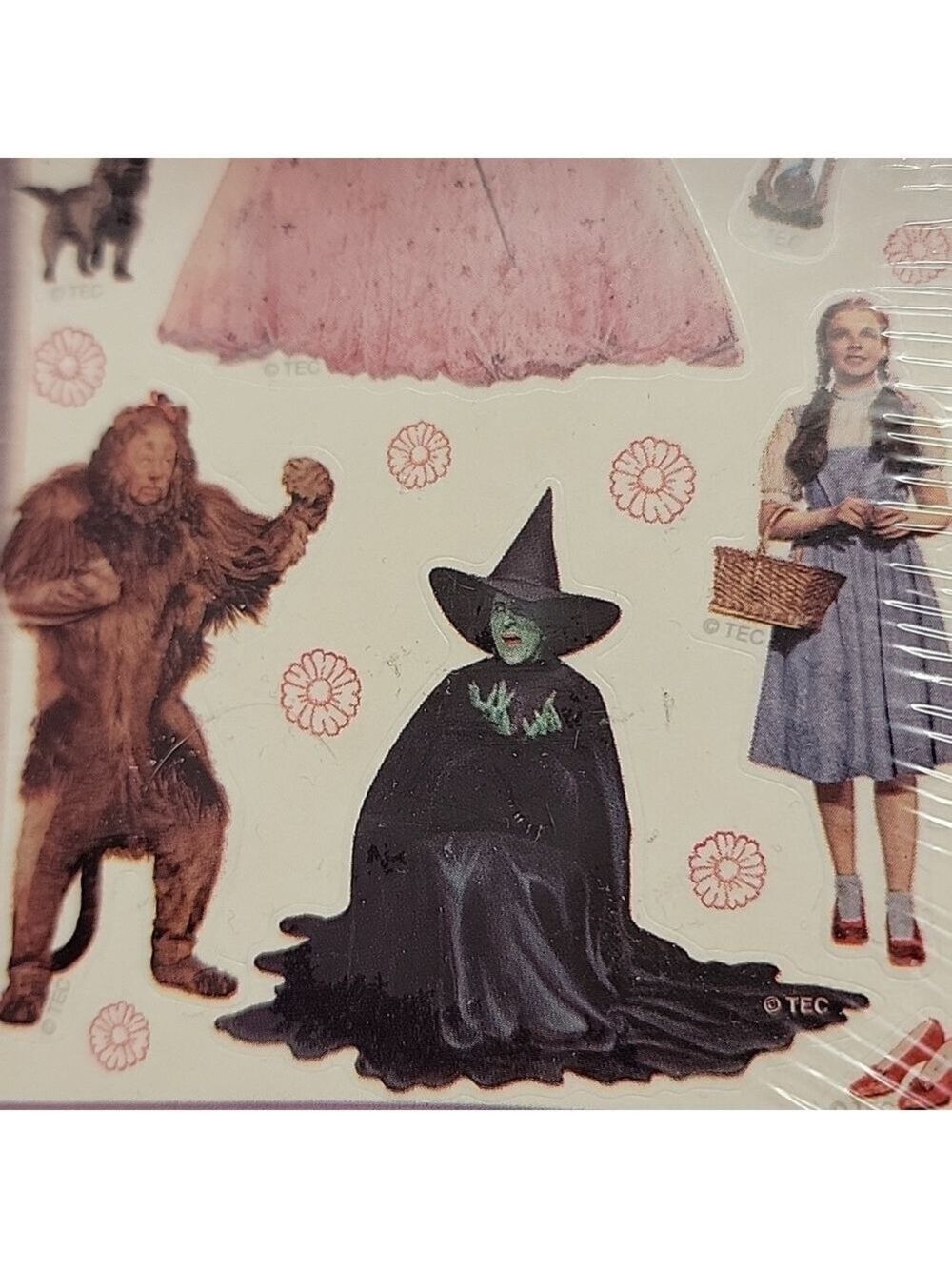Vintage Wizard of Oz Stickers 1999 STILL SEALED IN PACKAGE - Picture 4 of 6